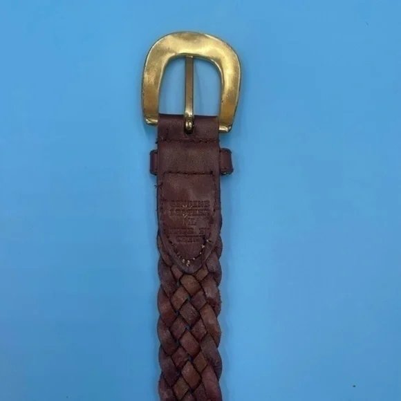 Genuine Leather Braided Belt - Picture 5 of 5